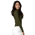 thumbnail image 5 of Adar Underscrubs for Women 3 Pack - Long Sleeve Underscrub Comfort Tee - 2903 - Olive - XXS, 5 of 7