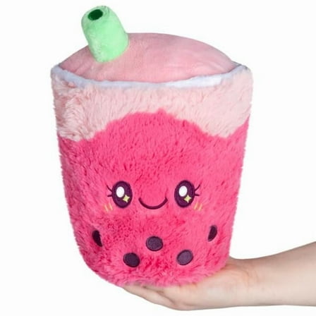 Squishable / Mini Comfort Food Strawberry Bubble Tea Plush