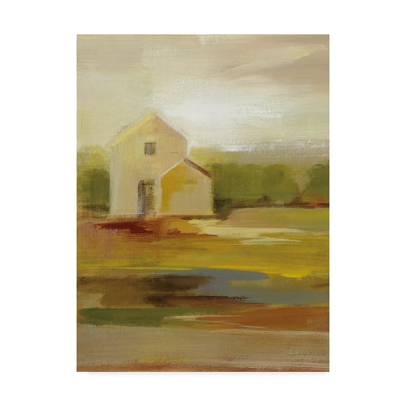 Trademark Fine Art 'Hillside Barn I v2' Canvas Art by Silvia Vassileva