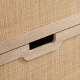 thumbnail image 7 of FOLDLIFE Rattan Shoe Cabinet with 2 Flip Doors and 1 Drawer – Free Standing Wooden Shoe Storage Organizer for Entryway, Hallway, and Living Room, 7 of 7