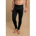 thumbnail image 3 of Men's Cottonique M17711 Latex Free Cotton Thermal Long Johns w/ Fly (Black XL), 3 of 5