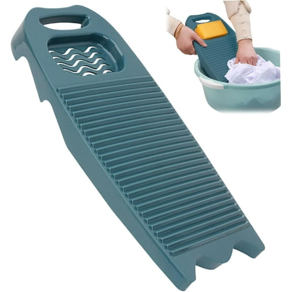 Non-Slip Laundry Washing Board, Household Washboard, Hand Wash Board, Manual Wash Clothes Laundry Pad Scrubbing Board for Household, 17.72x7.87"