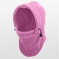 thumbnail image 2 of Baberdicy Ski Mask  Face Mask Winter  Outdoor Riding Windproof Fleece Hood Mask Thick Warm Snow Cap Mask Eye Mask Pink, 2 of 5