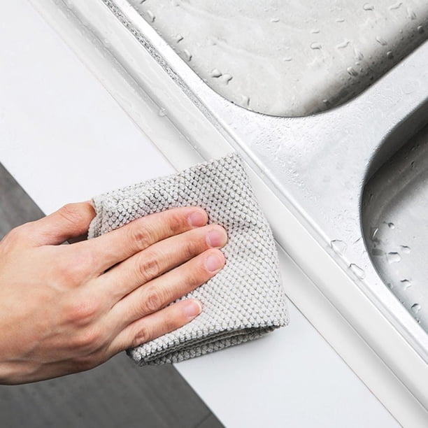 3,2 m Lavabo Etiqueta impermeable Anti-moho Baño Gap Cinta autoadhesiva (Blanco)