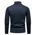 thumbnail image 4 of RMGVDSD Men's Slim Fit Turtleneck Sweater Casual Warm Lined Sweater Soft Knit Pullover Casual Winter Thermal Underwear Top For Cold Weather Fashion Golf Sweaters, 4 of 4