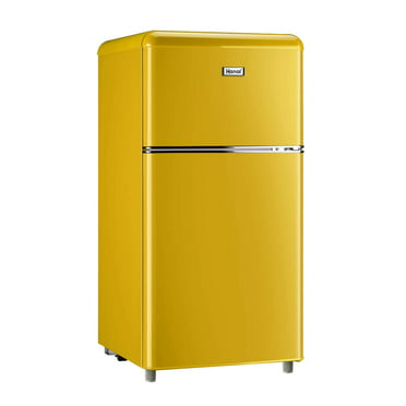 Compact Refrigerator Mini Fridge with Freezer, 3.2 Cubic Feet Retro ...