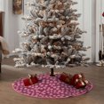 thumbnail image 4 of Sikiie Flowers With Green Leaves Christmas Tree Skirt, Christmas Tree Decorations, Christmas Decor, Tree Mat Decoration(30-48IN)-30", 4 of 6