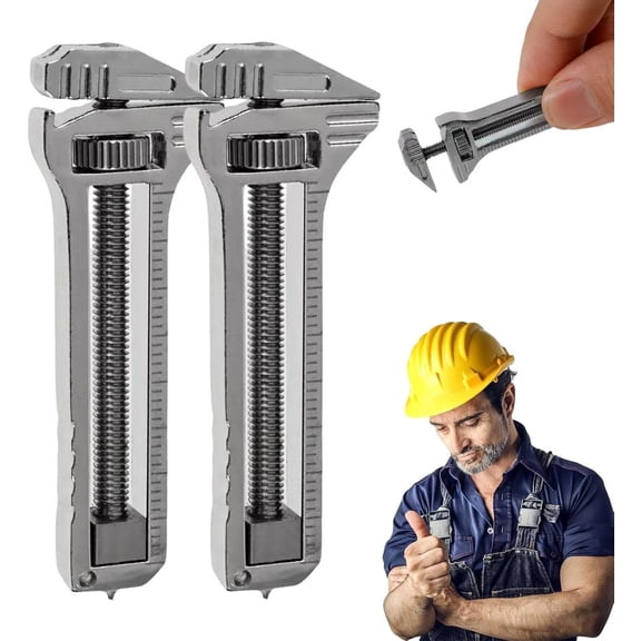 Compact Titanium Multitool, Mini Multitool Wrench, Multifunctional Bottle Opener and Wrench Tool, For Outdoor Camping Hiking Backpacking