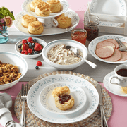 Corelle Country Cottage 12-Piece Glass Dinnerware Set (Service for 4)