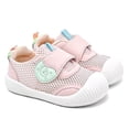thumbnail image 2 of Toddler Wide Toe Box Shoes Kids Girls Boys Breathable Barefoot Hook & Loop Lightweight Walking Sneakers Casual Flexible Sole Slip On, 2 of 6