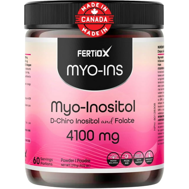 Fertiox Poudre Myo-Ins I Myo-Inositol 4000 mg, D-Chiro Inositol 100 mg et Folate 400 mcg par Portion