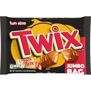 Twix Fun Size Halloween Chocolate Candy Bars - 18.28 oz Bag
