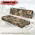 thumbnail image 7 of FKELYI Hunting Camo Leaf Print UTV Seat Cover Waterproof Powersports Seats Covers Anti-Dust Mule Bench Seat Cover Compatible with Mule SX 2017-2023 Interior Decor, 7 of 7