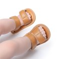 thumbnail image 2 of Quealent Toddler Girl Shoes 2024 Summer Soft Non-Slip Rubber Sole First Walking Shoes Toddler Shoes Flats Coffee,4, 2 of 5