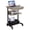 Grey, variant on Gray Art Deco Desk, Rolling Computer Desk Cart with Drawer, Small Space for Writing, Laptop, PC, 22 x 20.1 x 31.5 inches