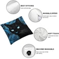 thumbnail image 4 of COMIO  Decorative Cat Pillow Covers Art Throw Cushion Case for Sofa Bed Home Decor Set of 2 Square Pillow Case Two Side Printed, 4 of 6