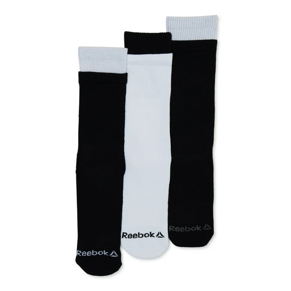 Reebok Men's Socks, Legends Cushion Crew Socks, 3-Pack