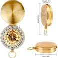 thumbnail image 2 of Portable Size Camping Survival Compass, Waterproof For Use In Rainy Conditions, Multi-function Compass With Sensitive And Accurate Directional Movement, 2 of 5