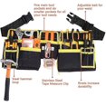 thumbnail image 3 of Tool Belt With 11 Pockets, Tool Pouch, Waterproof Oxford Fabric, With Adjustable Straps, For Electricians,builders, 3 of 5