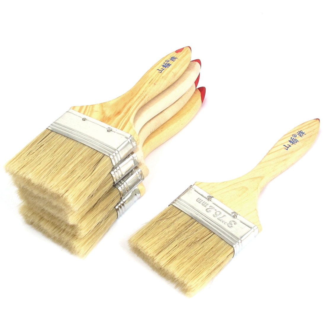 Unique Bargains 3" Width Soft Bristle Painting Drawing Oil Paint Brush