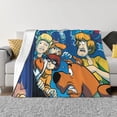 thumbnail image 4 of Lsque Scooby-Doo Print Flannel Throw Blanket, Ultra-soft Blanket for Bed, Couch, Car, Hypoallergenic Anti-pilling blanket-80"x60", 4 of 8