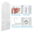 thumbnail image 3 of Uxcell Garment Bags for Dance Costumes, 2 Pack 40x20 Inch Garment Bag for Dancing, Clear, 3 of 6