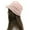 Pink, variant on Fgnfyis Women's Solid Color Crochet Knit Peaked Cap with Stitching Outdoor Hat Womens Hats Black