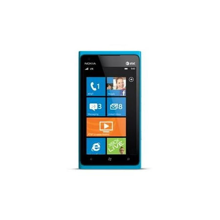 The Nokia Lumia 900 smartphone features a large and vibrant 4.3