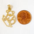 thumbnail image 2 of 14K Yellow Gold Koala Bear Pendant, 2 of 4