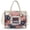 Beige - Butterfly American Flag, variant on ZUXONGSY Peony Butterfly Print PVC Tote Bag, Clear Lightweight Oversize Shoulder Purse for Women, Weekender Handbag with Top Handle, Beach Shopping Daily