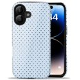 thumbnail image 1 of Funda Amzfield para iPhone 16 6.1" Doble Capa con Lunares Azul, 1 of 7