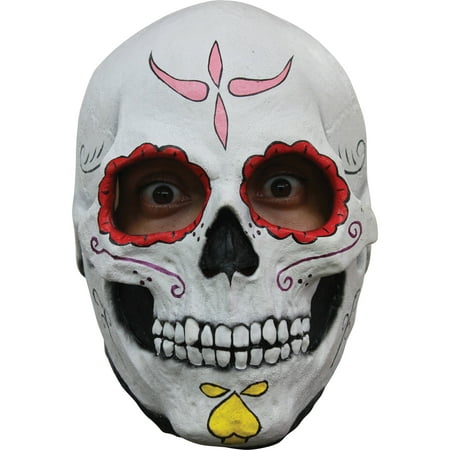 Catrina Skull Latex Mask Adult Halloween Accessory