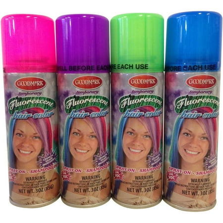 Goodmark Temporary Fluorescent Hair Color 3 Oz Walmart Com