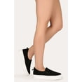 thumbnail image 3 of Women's Round Toe Leatherette Platform Slip On Sneaker 20553, 3 of 4