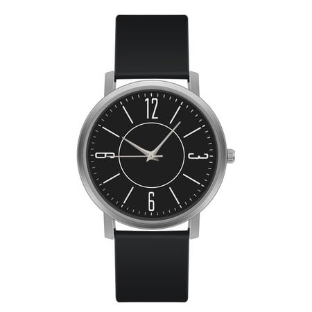 Men’s Minimalist Quartz Watch Large Numeral Dial With Clean Markers Smooth Leather Strap Ultra-Thin Case Casual Wristwatch For Daily Wear And Versatile Styling