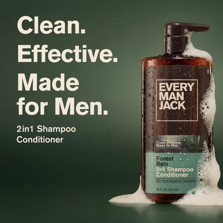 Every Man Jack Forest Rain Daily 2-in-1 Shampoo and Conditioner