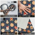 thumbnail image 4 of Bingfone Holiday Gingerbreads Door Mat 16"x24" Front Entrance Non-Slip Low Profile Washable for Entryway, 4 of 7