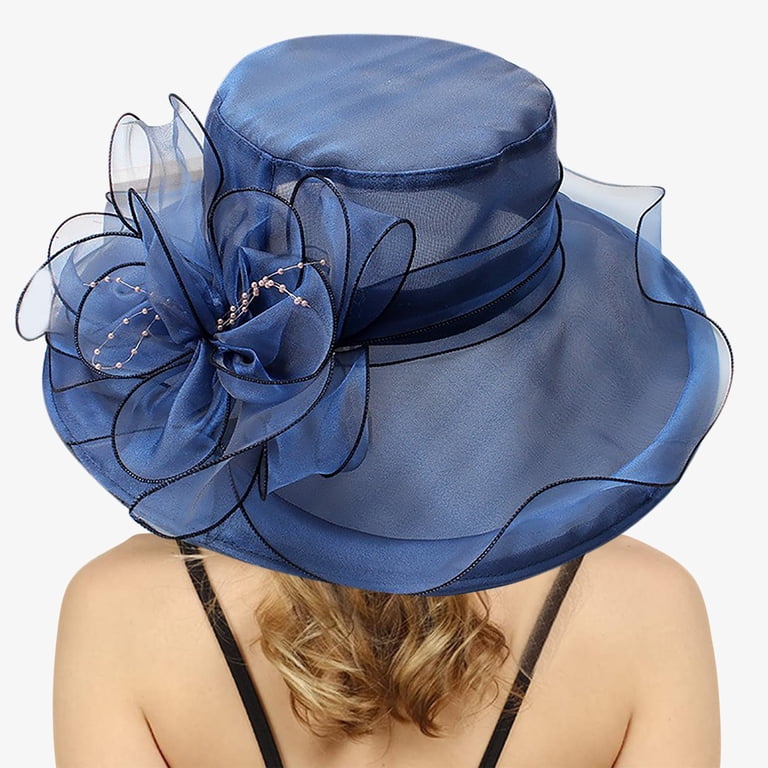 navy blue dress hats Navy Hats: Blue hats and fascinators Hicks & Brown