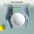 thumbnail image 4 of tredstone 1 Paire Toile Micro-Ondes Four Gant Portable Réutilisable Coloré Suspendu Gants de Cuisine de Protection Accessoires Bleu, 4 of 7