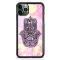 thumbnail image 1 of Hamsa Phone Case Evil Eye Guard Henna Slim Shockproof Hard Rubber Custom Case Cover For iPhone 13 Mini, 1 of 5