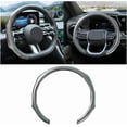 thumbnail image 6 of Non-Slip Leather Carbon Fiber Steering Wheel Cover, 14.5-15 Inches Universal Fit for Cars & Trucks, Breathable Auto Interior Protective Accessory, 6 of 12