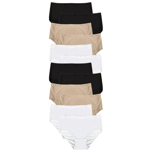 Arabella | Intimates & Sleepwear | Arabella Womens Microfiber Hi Cut Brief Panty In Black Sunbeige White Arabella | Intimates & Sleepwear | Arabella Womens Microfiber Hi Cut Brief Panty In Black Sunbeige White