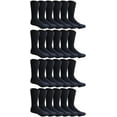 thumbnail image 3 of Yacht & Smith 48 Piece Bulk Mens Winter Kit For Adults: 12 Pairs Gloves + 12 Beanies + 12 Crew Socks + 12 Scarves, Donating Homeless Packs, 3 of 7