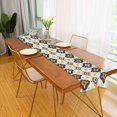 thumbnail image 2 of Yayeee Table Runner 70 inches Long Home Kitchen Dinning Party Decoration, White and Black, 2 of 7