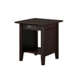 thumbnail image 2 of AFI Nantucket End Table with Charging Station, Espresso, 2 of 5