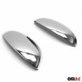 thumbnail image 4 of OMAC Side Mirror Cover Caps Fits Nissan Juke 2011-2014 Stainless Steel Silver 2 Pcs, 4 of 6
