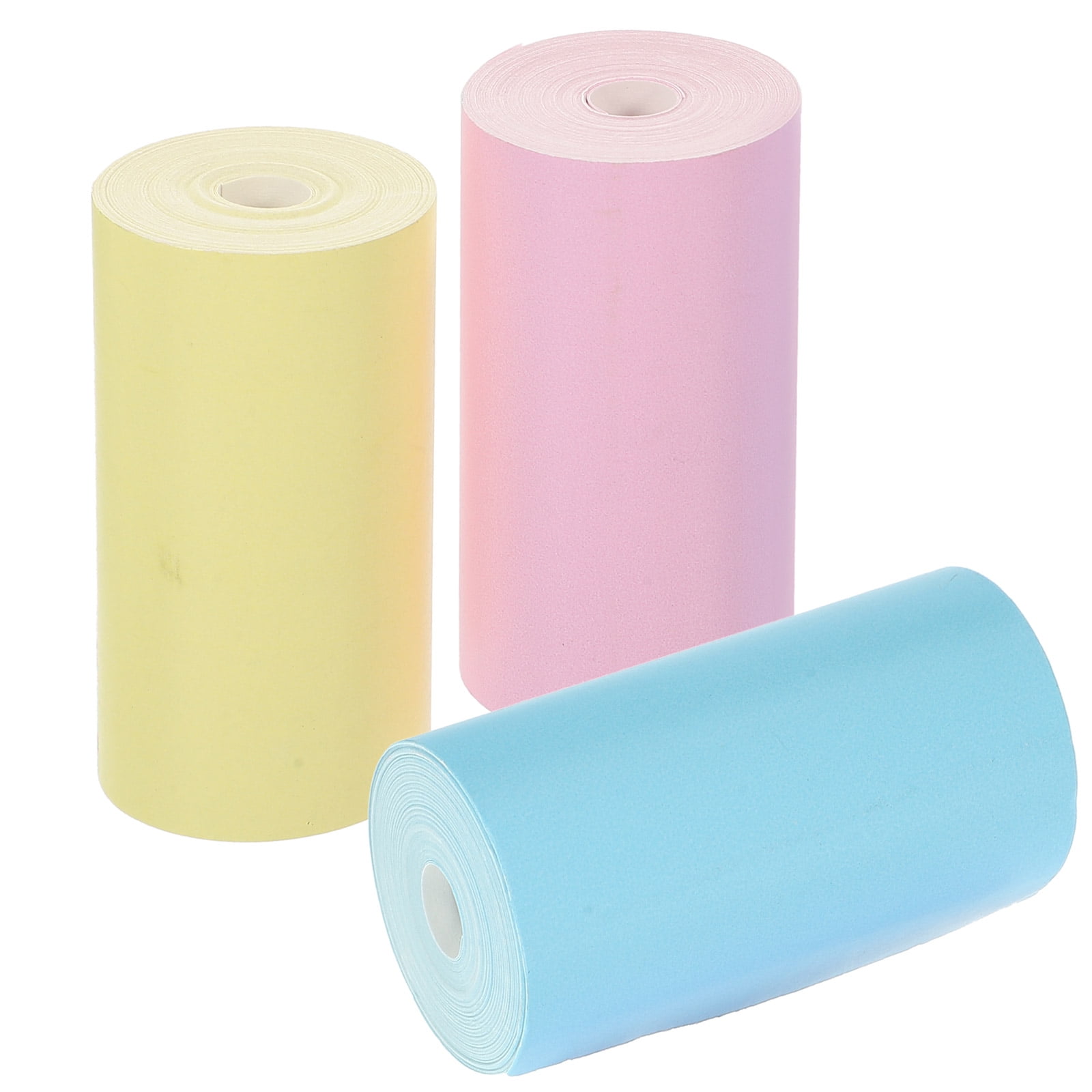 ORDDIART 3Pcs of Thermal Printer Paper for Portable Printer Assorted Color Printing Durability