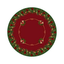 Christmas Decorations Christmas Tree Skirt 24 Inch Velvet Tree Skirts Vintage Xmas Tree Skirt Cover For Chirstmas Party Decor Glitter Christmas Tree Skirt For Home Holiday