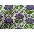 thumbnail image 5 of oneOone Cotton Poplin Purple Fabric Leaves & Clover Sewing Material Print Fabric By The Yard 42 Inch Wide-K8, 5 of 6