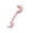 Pink, variant on mdesiwst Plush Dinosaur Cat Toy Interactive Cat Chew Bite Toy with Natural Fruits Self Play Kicker  Toy for Indoor Cats Kittens